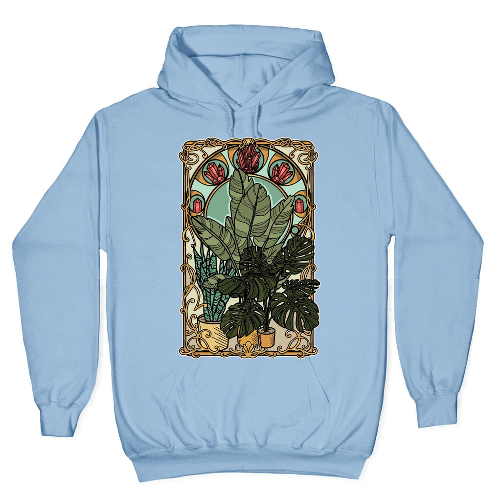 Art Nouveau House Plants Hoodie T-Shirts, Sweatshirt | PureTeeCo.com (Image 4)