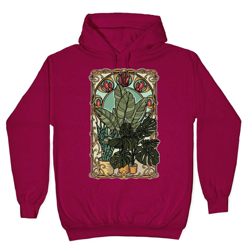 Art Nouveau House Plants Hoodie T-Shirts, Sweatshirt | PureTeeCo.com (Image 5)