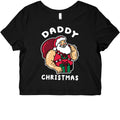 Daddy Christmas Graphic Baby Tee Hoodie, Sweatshirt | PureTeeCo.com (Image 1)