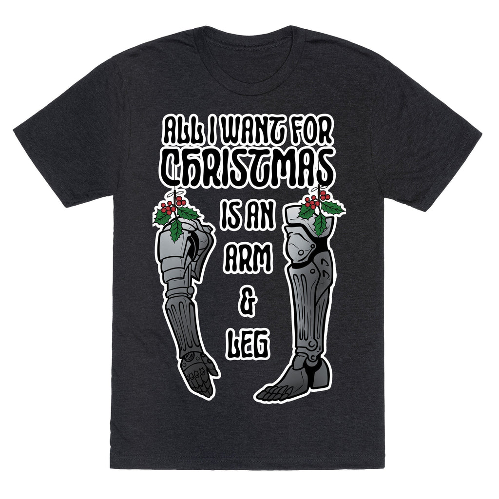 All I Want For Christmas is An Arm and Leg Unisex Triblend Tee Hoodie, Sweatshirt | PureTeeCo.com (Image 1)