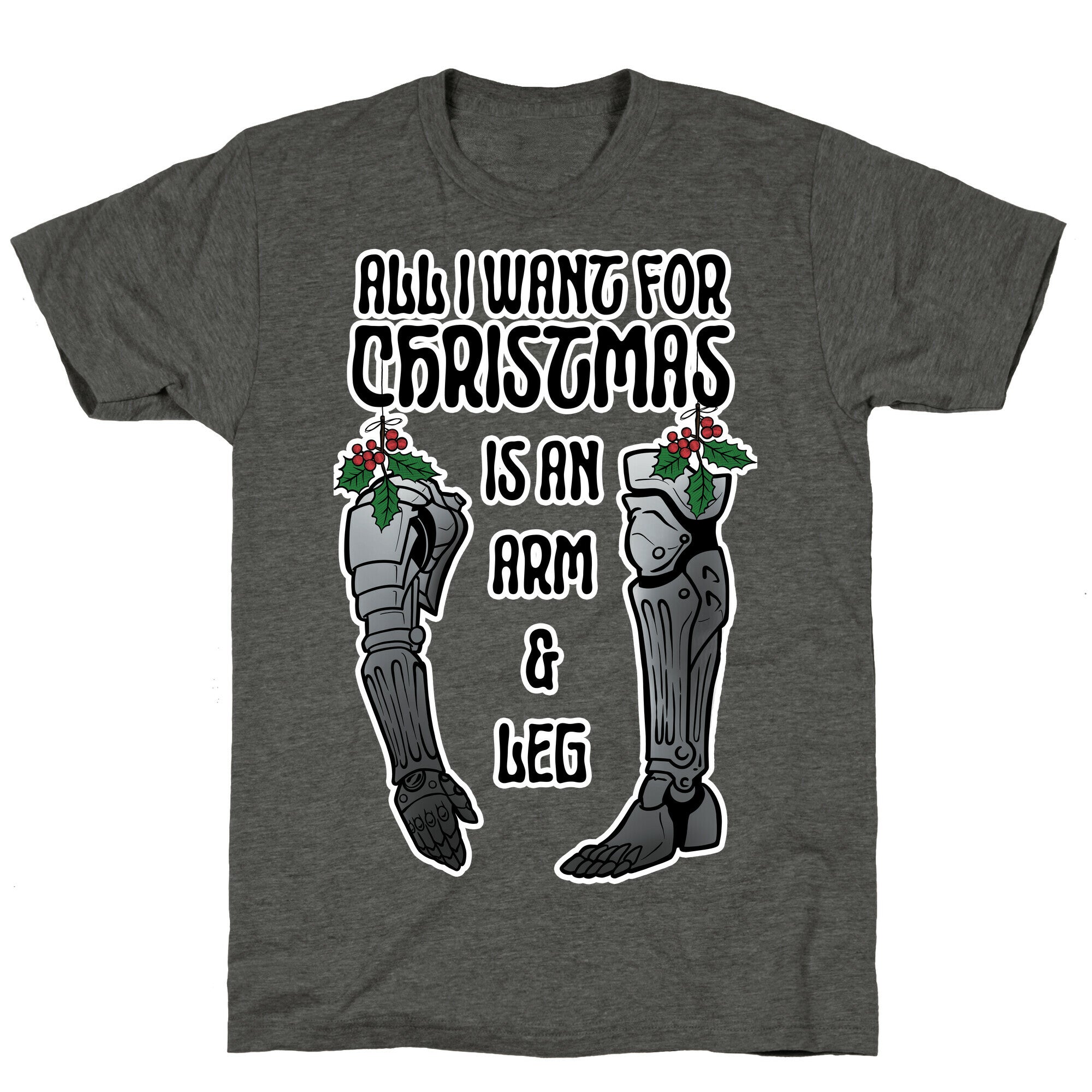 All I Want For Christmas is An Arm and Leg Unisex Triblend Tee Hoodie, Sweatshirt | PureTeeCo.com (Image 3)