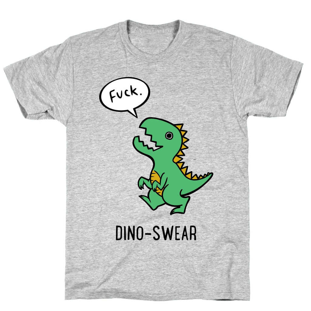 Dino-swear T-Shirt Hoodie, Sweatshirt | PureTeeCo.com (Image 3)