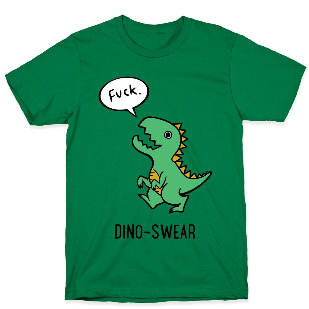 Dino-swear T-Shirt Hoodie, Sweatshirt | PureTeeCo.com (Image 4)