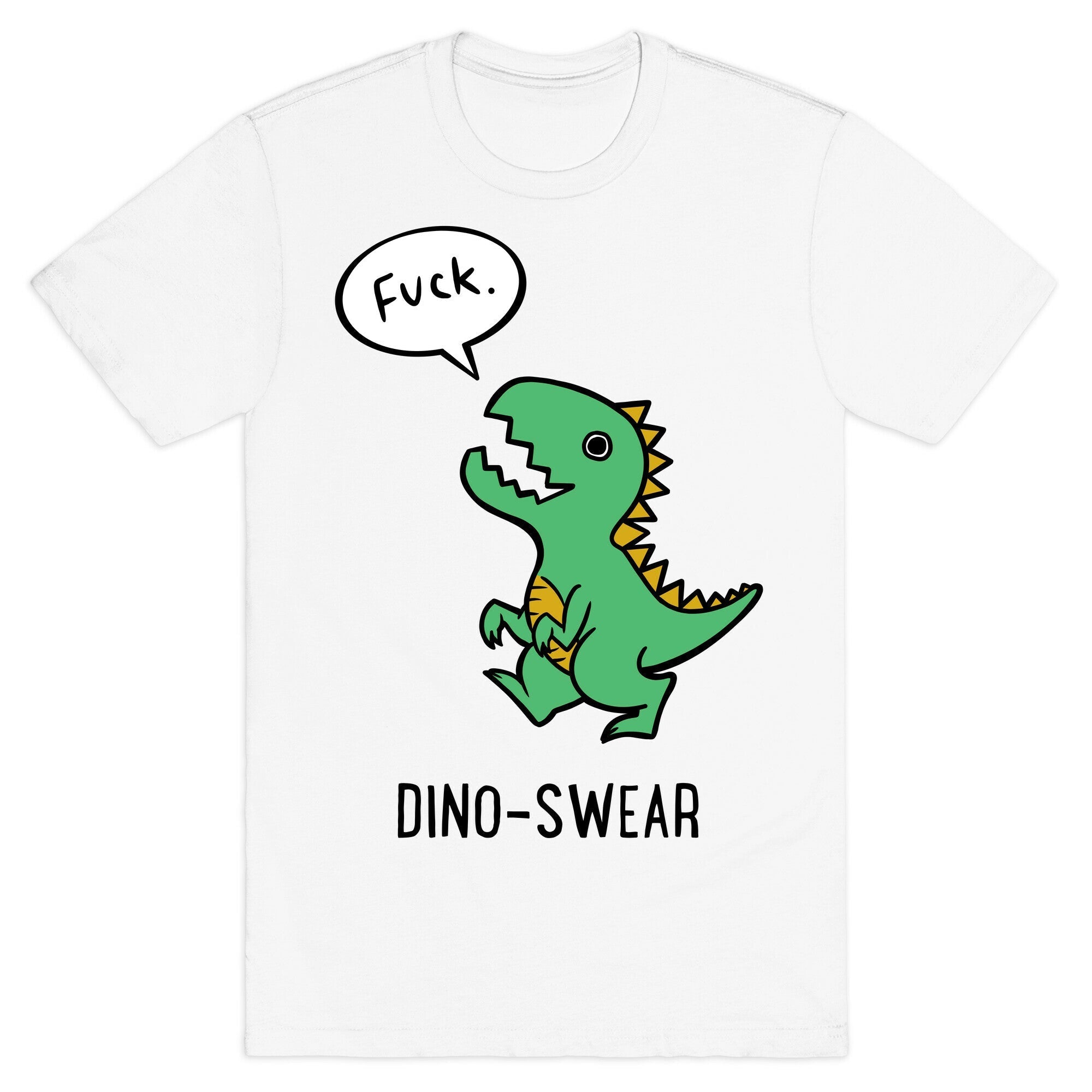 Dino-swear T-Shirt Hoodie, Sweatshirt | PureTeeCo.com (Image 2)