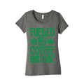 Fueled By Coffee And THC Women's Triblend Tee Hoodie, Sweatshirt | PureTeeCo.com