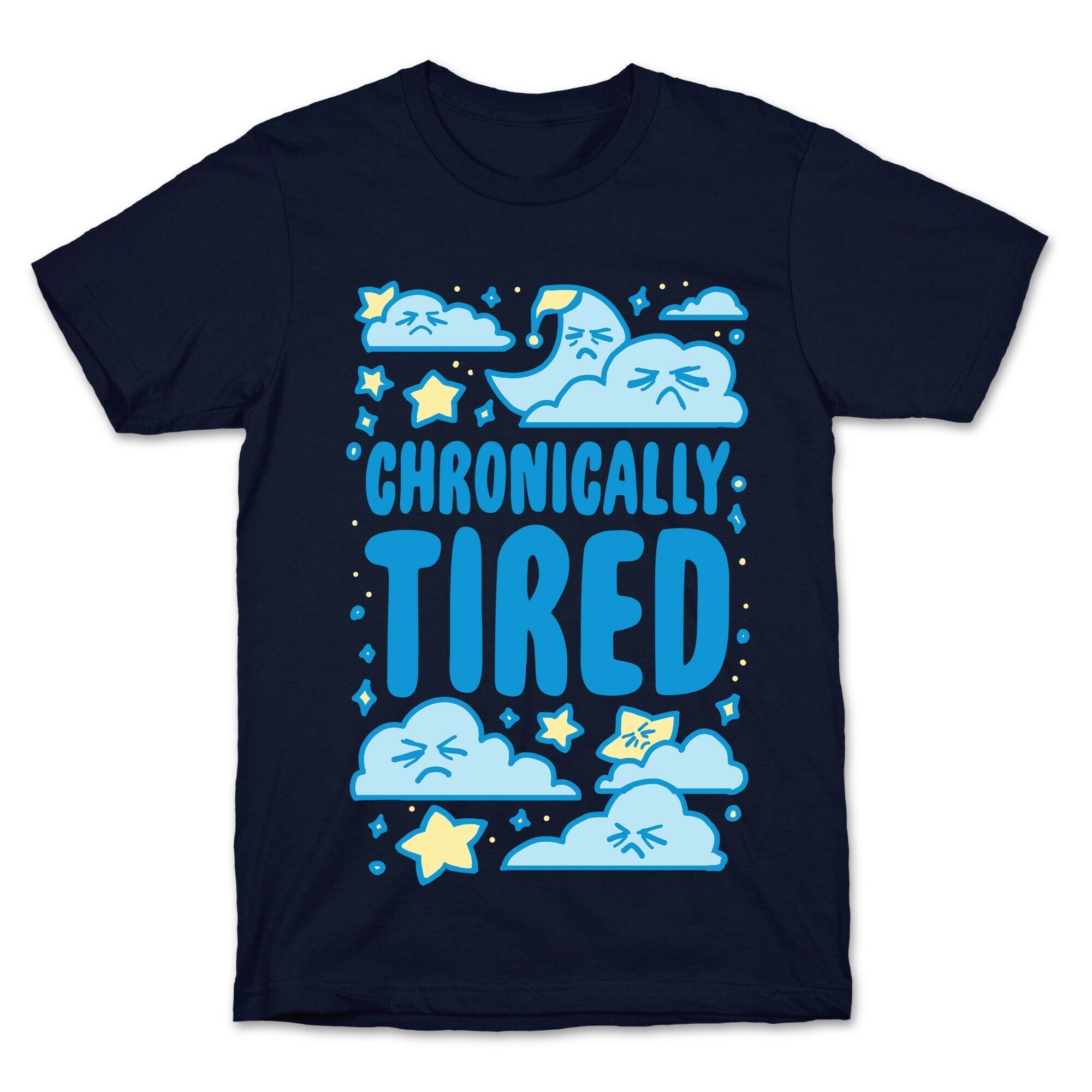 Chronically Tired T-Shirt Hoodie, Sweatshirt | PureTeeCo.com (Image 4)