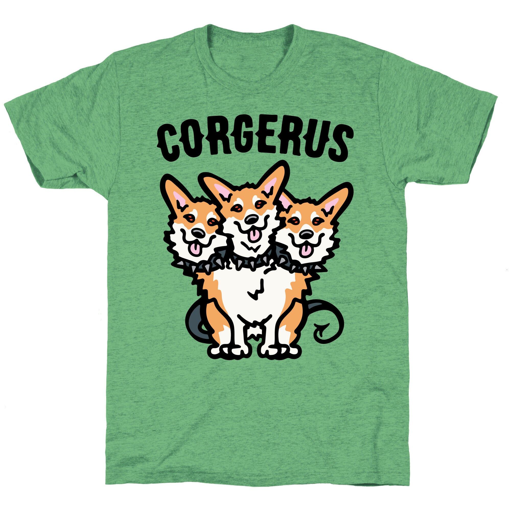 Corgerus Unisex Triblend Tee Hoodie, Sweatshirt | PureTeeCo.com (Image 1)