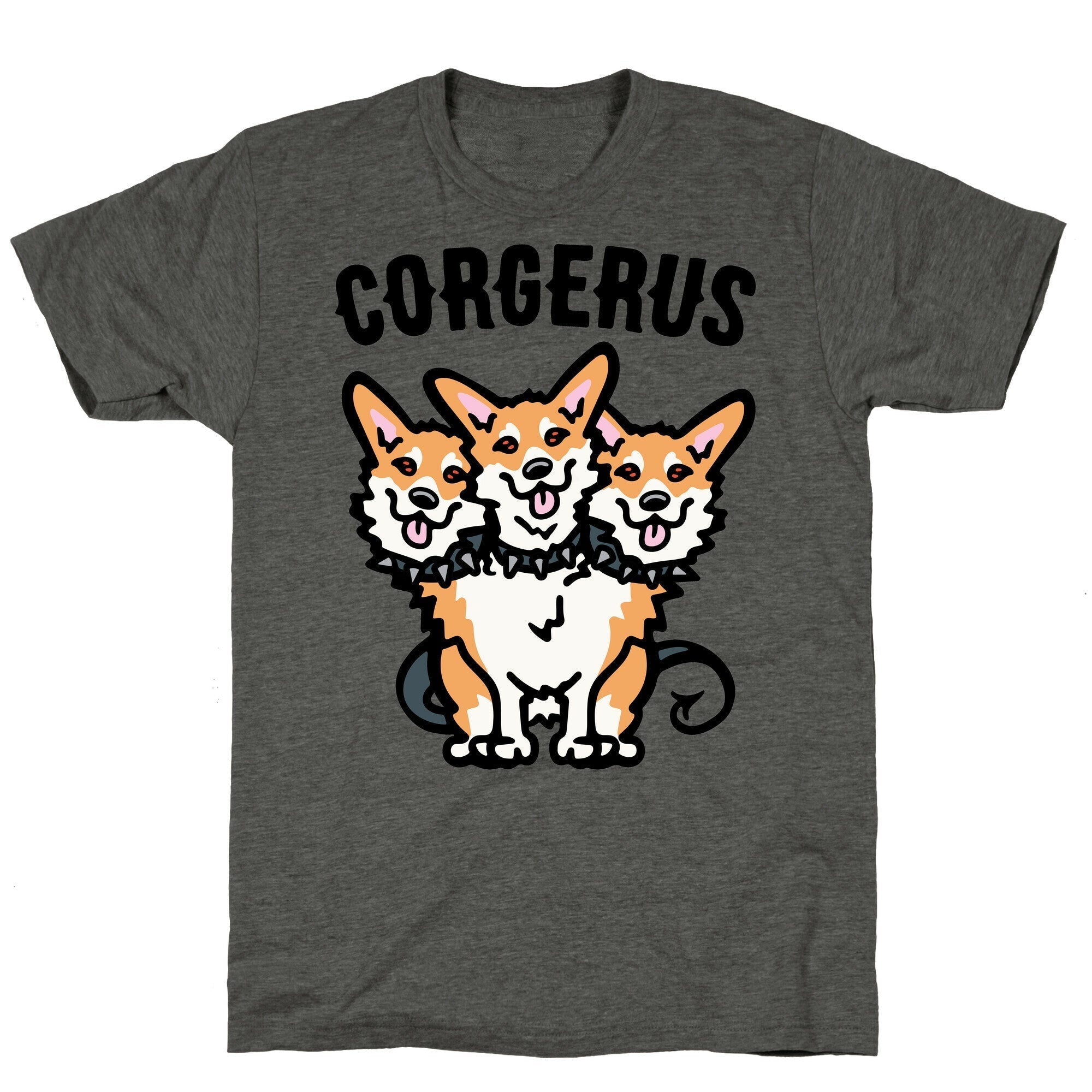 Corgerus Unisex Triblend Tee Hoodie, Sweatshirt | PureTeeCo.com (Image 2)