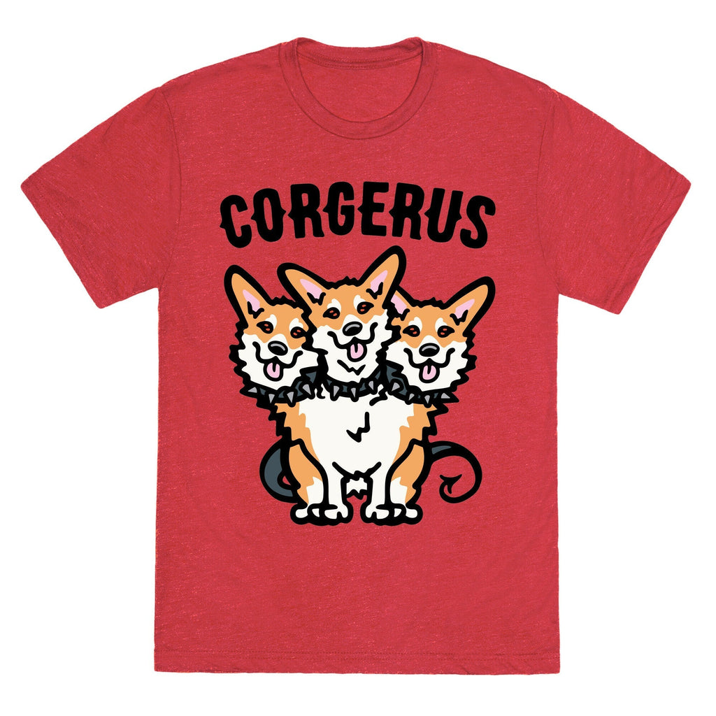 Corgerus Unisex Triblend Tee Hoodie, Sweatshirt | PureTeeCo.com (Image 3)