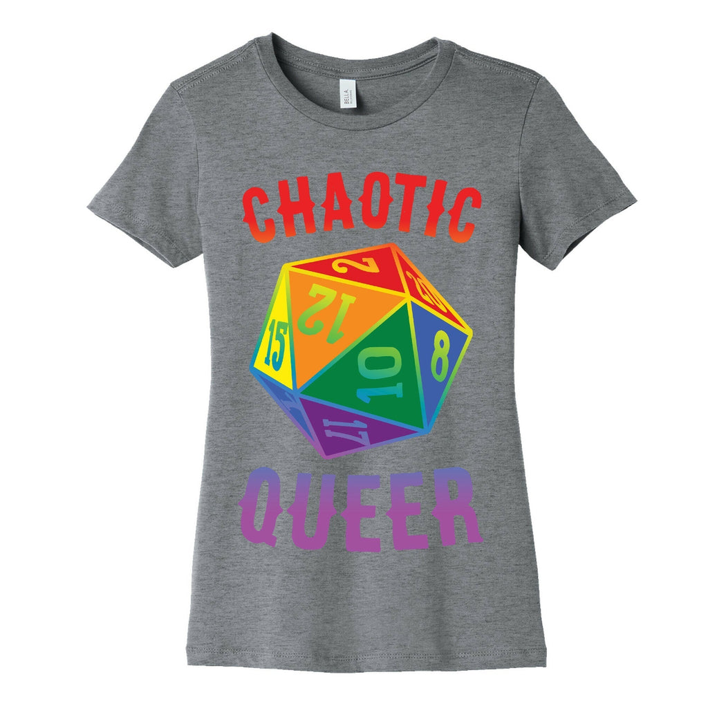 Chaotic Queer Women's Cotton Tee Hoodie, Sweatshirt | PureTeeCo.com (Image 2)