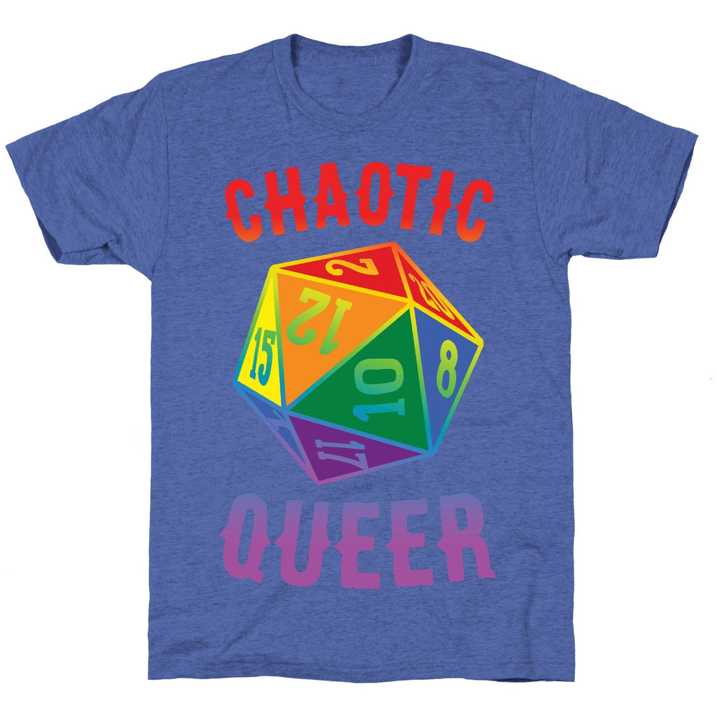 Chaotic Queer Unisex Triblend Tee Style001 Hoodie, Sweatshirt | PureTeeCo.com (Image 5)