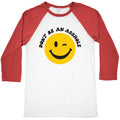 Don't Be An Asshole Winking Smiley Baseball Tee Hoodie, Sweatshirt | PureTeeCo.com (Image 1)