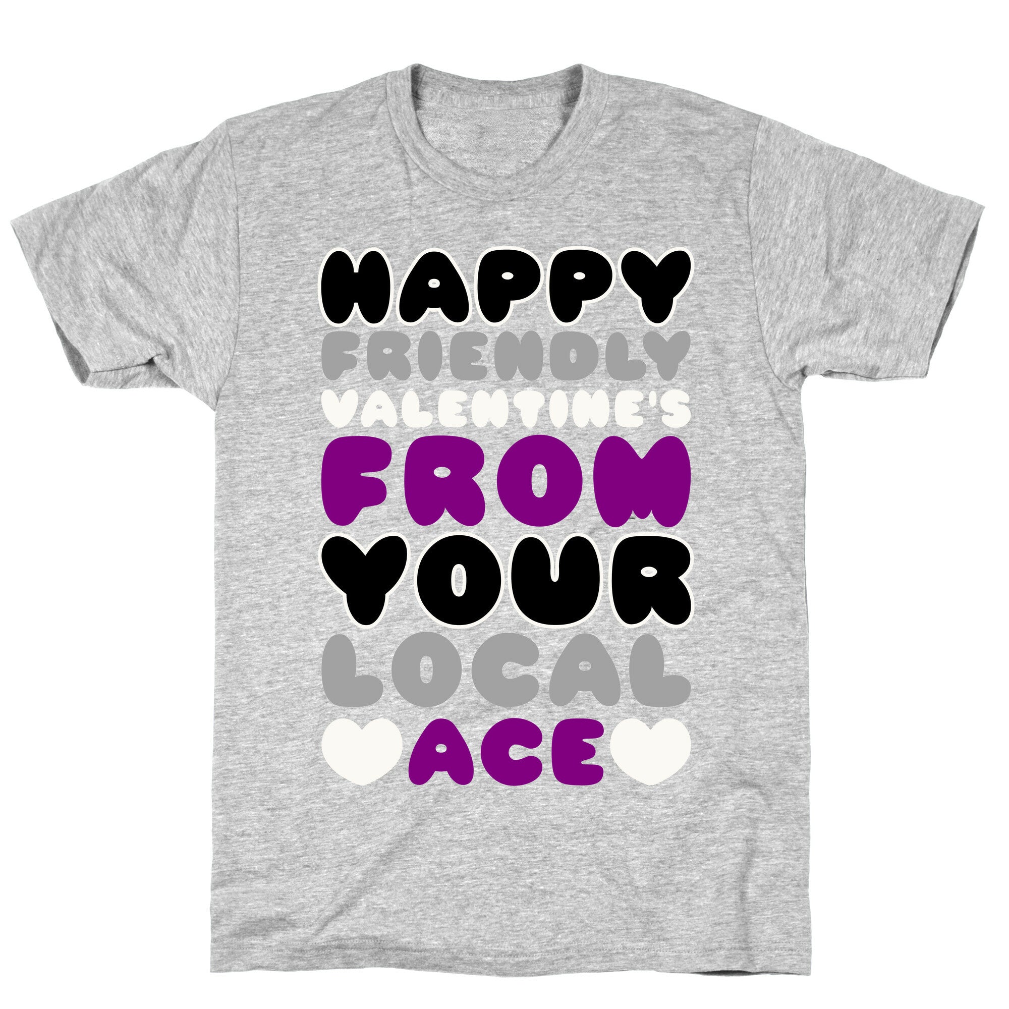 Happy Friendly Valentine's Day From Your Local Ace T-Shirt Hoodie, Sweatshirt | PureTeeCo.com (Image 2)
