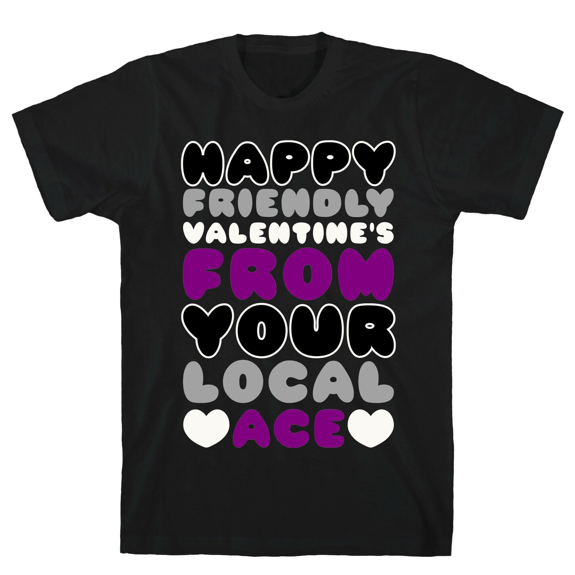 Happy Friendly Valentine's Day From Your Local Ace T-Shirt Hoodie, Sweatshirt | PureTeeCo.com (Image 1)