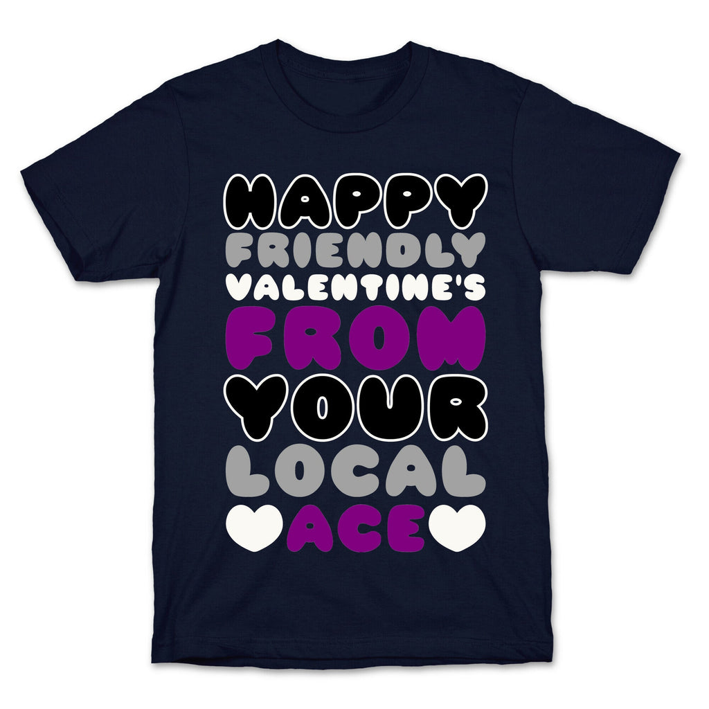 Happy Friendly Valentine's Day From Your Local Ace T-Shirt Hoodie, Sweatshirt | PureTeeCo.com (Image 4)