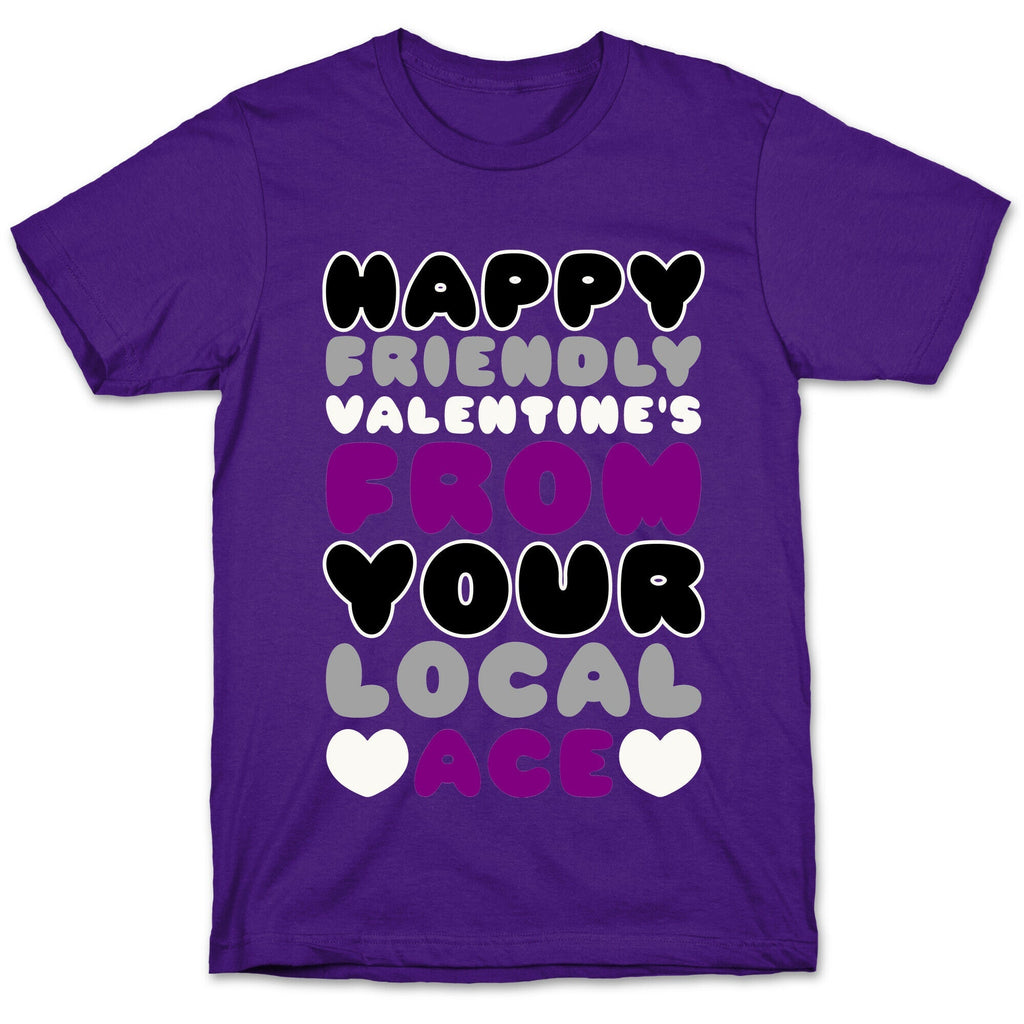 Happy Friendly Valentine's Day From Your Local Ace T-Shirt Hoodie, Sweatshirt | PureTeeCo.com (Image 5)