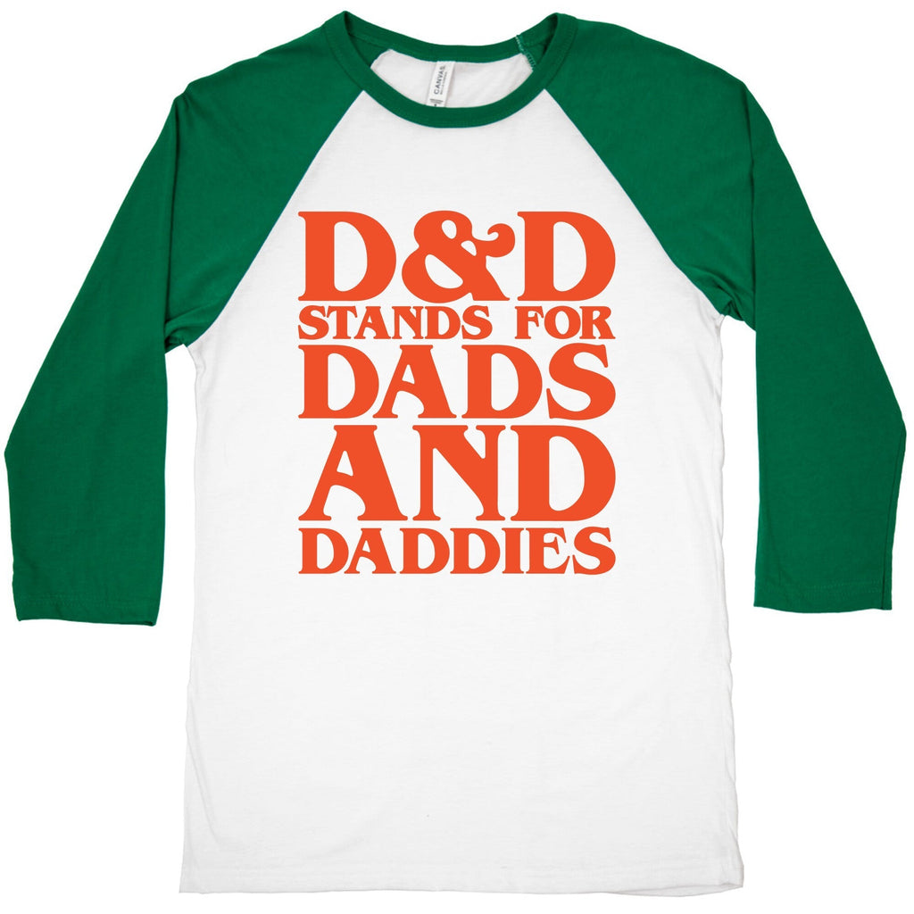 D & D Stands For Dads and Daddies Parody Baseball Tee Hoodie, Sweatshirt | PureTeeCo.com (Image 3)