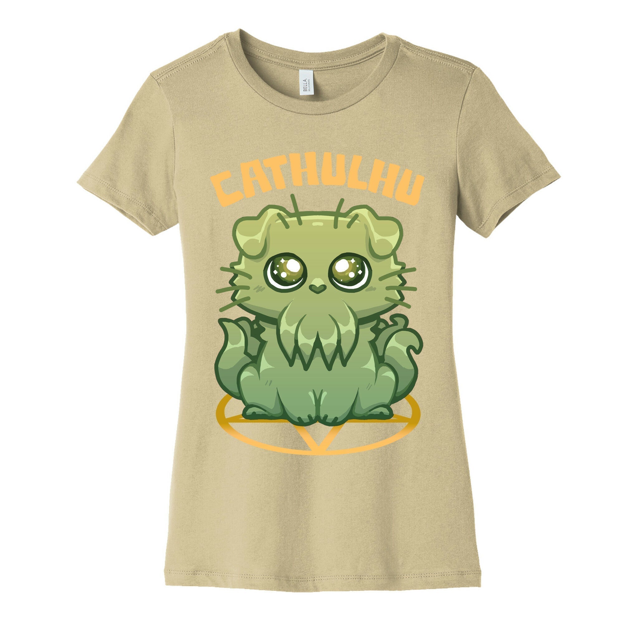 Cathulhu Women's Cotton Tee Hoodie, Sweatshirt | PureTeeCo.com (Image 4)