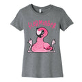 Derpy Flamingo Flerminger Women's Cotton Tee Hoodie, Sweatshirt | PureTeeCo.com (Image 1)