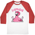 Derpy Flamingo Flerminger Baseball Tee Hoodie, Sweatshirt | PureTeeCo.com (Image 1)