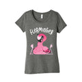 Derpy Flamingo Flerminger Women's Triblend Tee Hoodie, Sweatshirt | PureTeeCo.com (Image 1)
