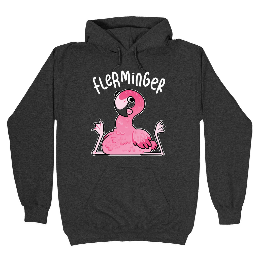 Derpy Flamingo Flerminger Hoodie T-Shirts, Sweatshirt | PureTeeCo.com (Image 3)