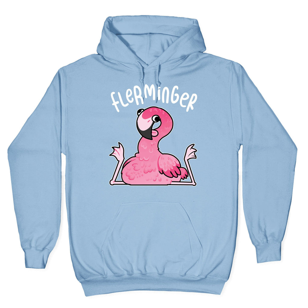 Derpy Flamingo Flerminger Hoodie T-Shirts, Sweatshirt | PureTeeCo.com (Image 4)