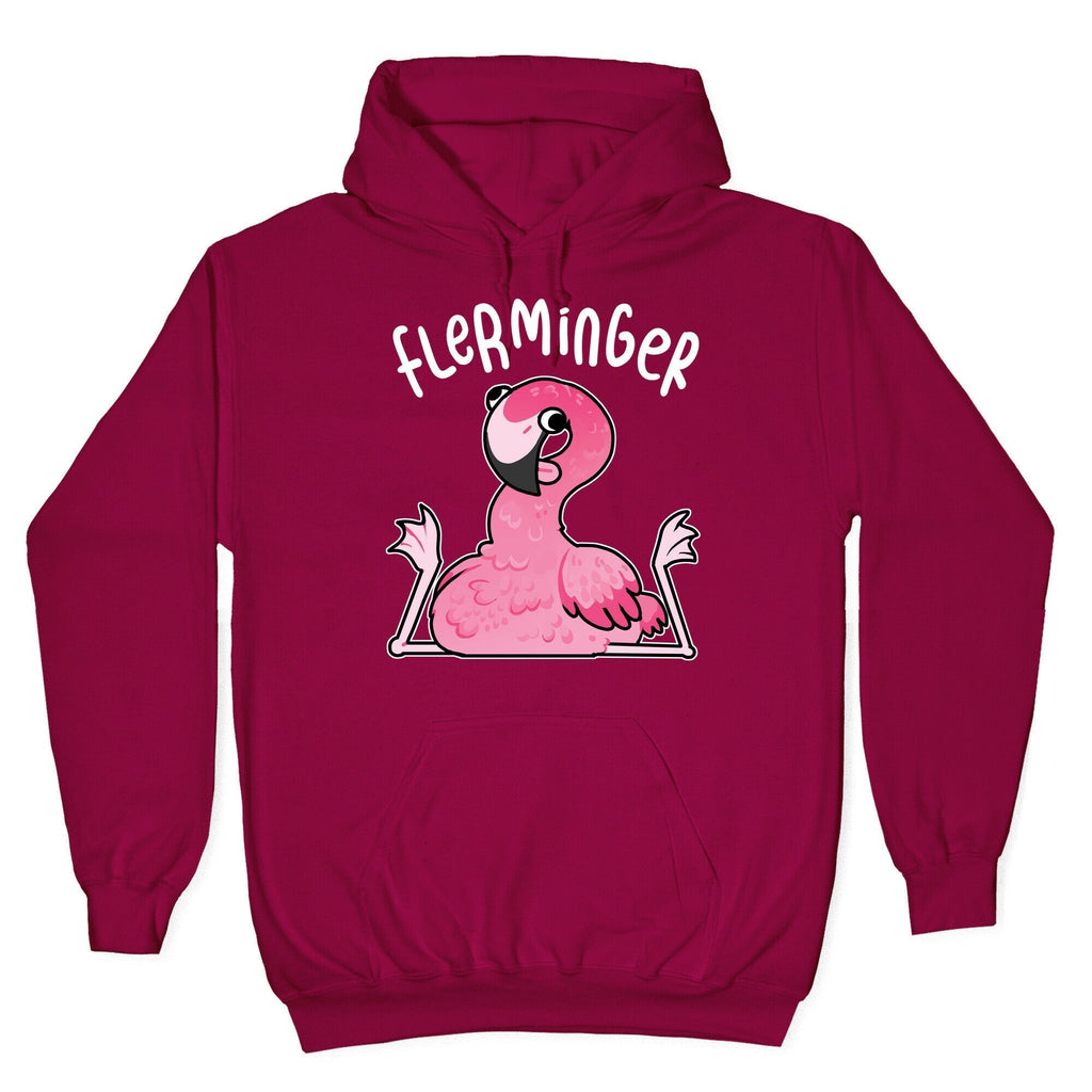 Derpy Flamingo Flerminger Hoodie T-Shirts, Sweatshirt | PureTeeCo.com (Image 5)