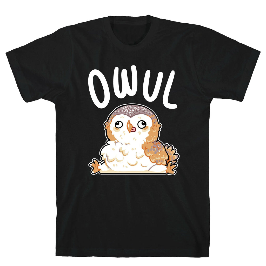 Derpy Owl Owul T-Shirt Hoodie, Sweatshirt | PureTeeCo.com (Image 1)