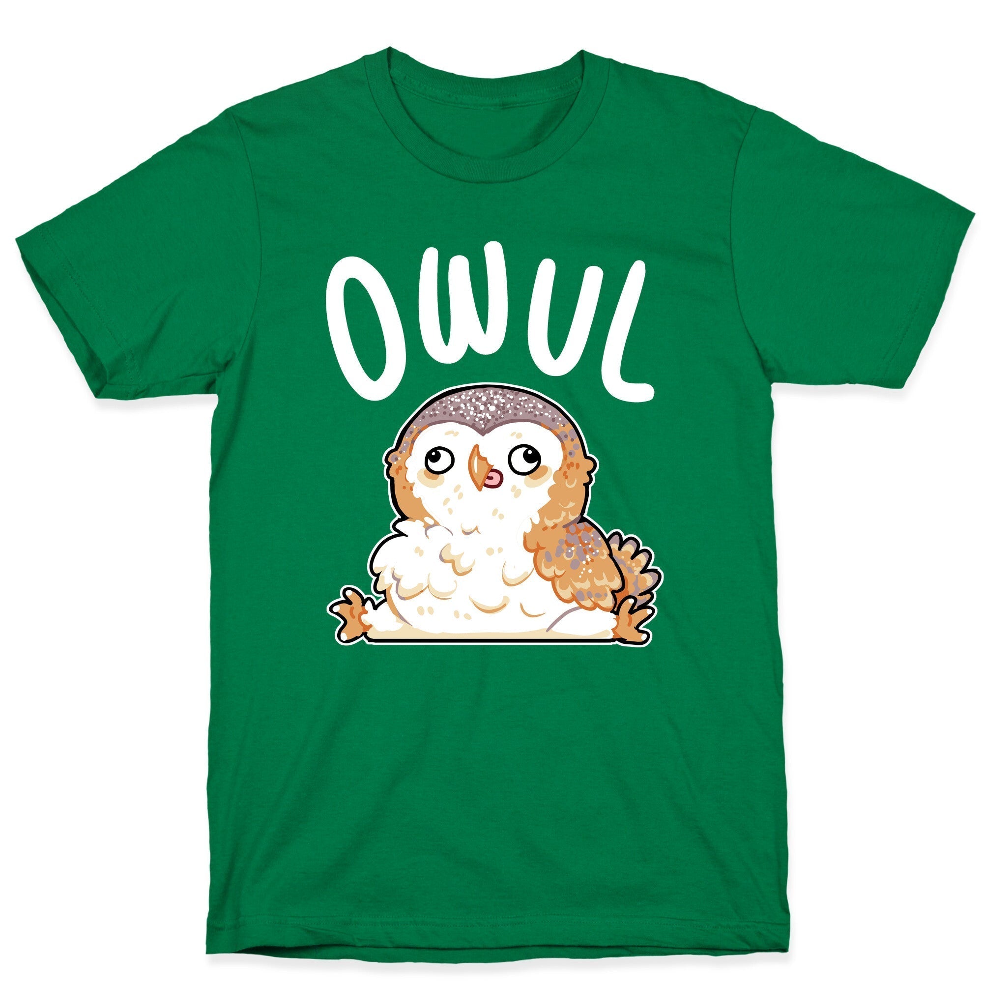 Derpy Owl Owul T-Shirt Hoodie, Sweatshirt | PureTeeCo.com (Image 3)