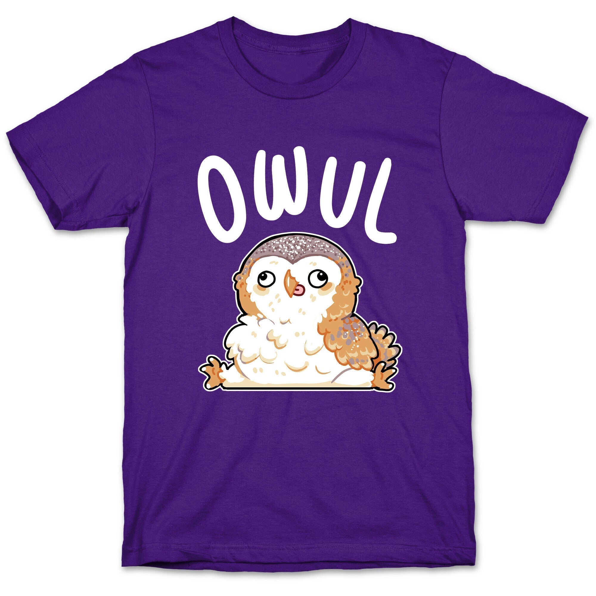 Derpy Owl Owul T-Shirt Hoodie, Sweatshirt | PureTeeCo.com (Image 5)