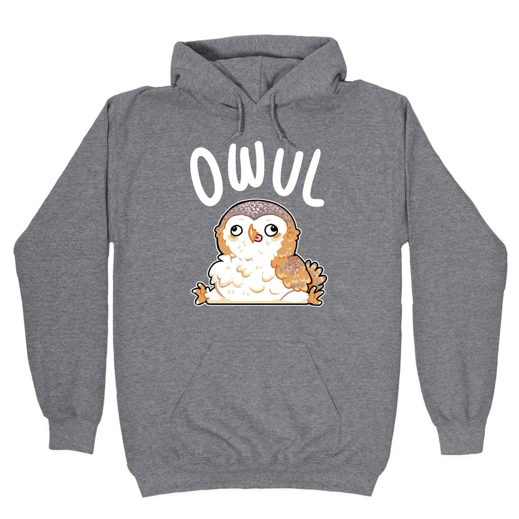 Derpy Owl Owul Hoodie T-Shirts, Sweatshirt | PureTeeCo.com (Image 1)