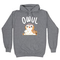 Derpy Owl Owul Hoodie T-Shirts, Sweatshirt | PureTeeCo.com (Image 1)