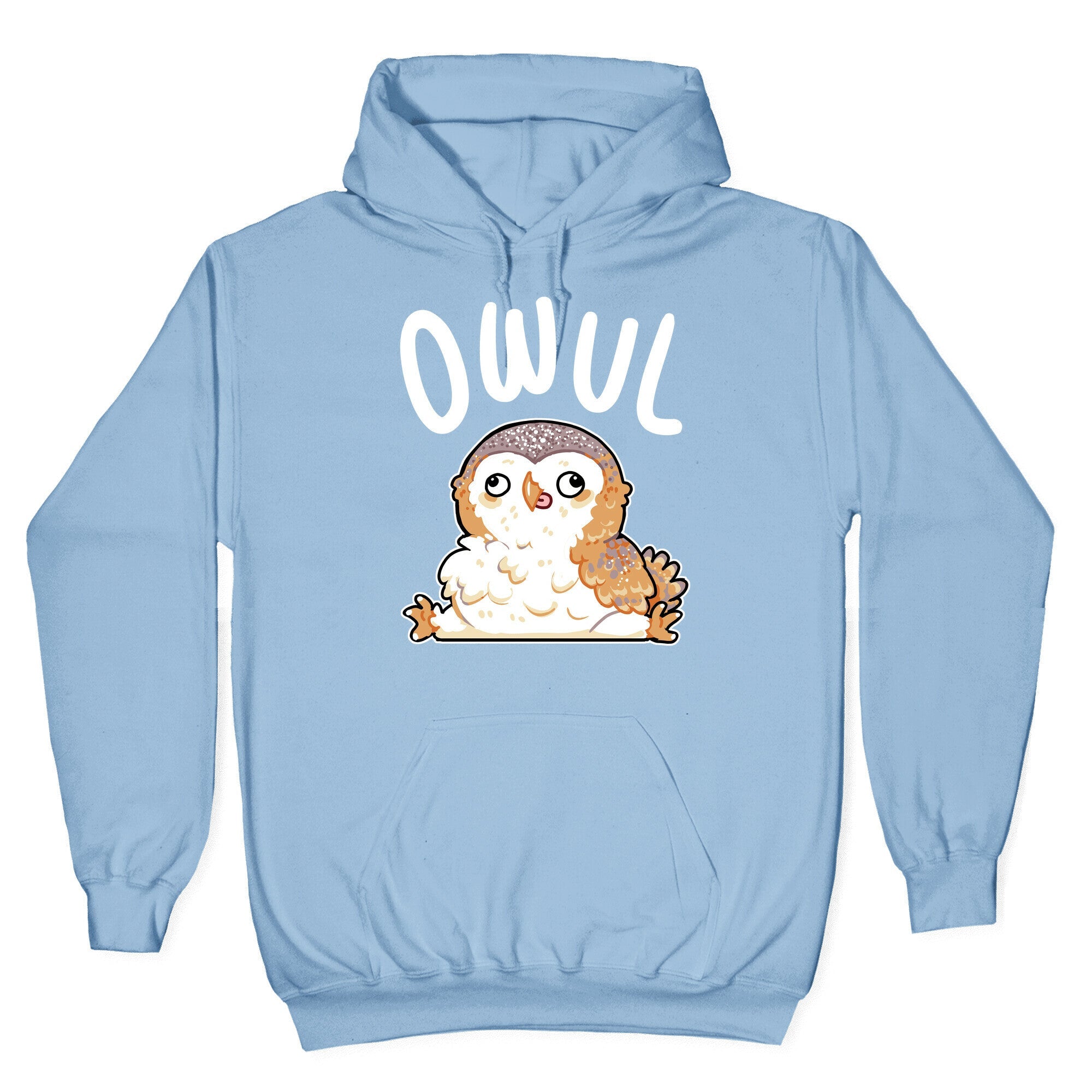 Derpy Owl Owul Hoodie T-Shirts, Sweatshirt | PureTeeCo.com (Image 4)