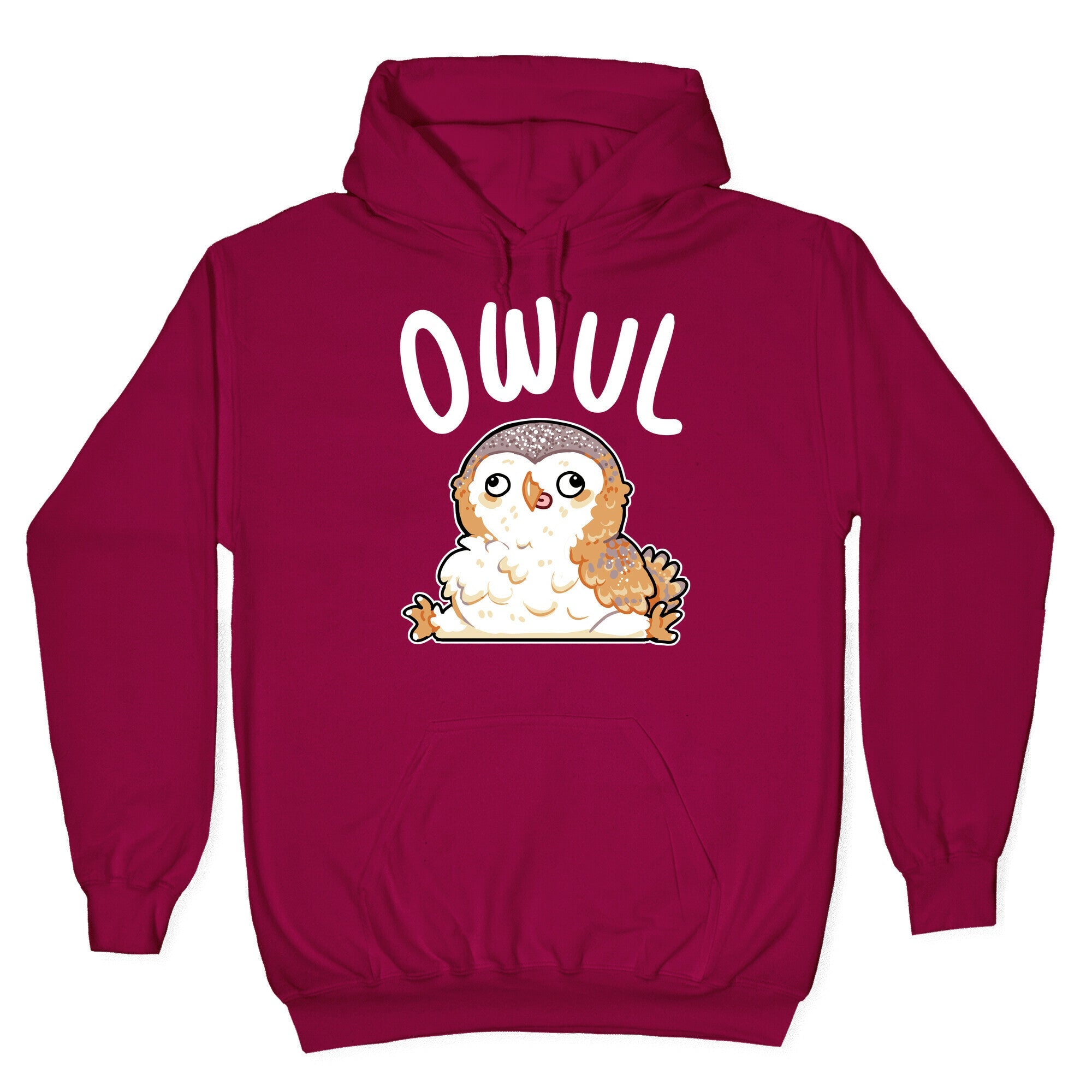 Derpy Owl Owul Hoodie T-Shirts, Sweatshirt | PureTeeCo.com (Image 5)