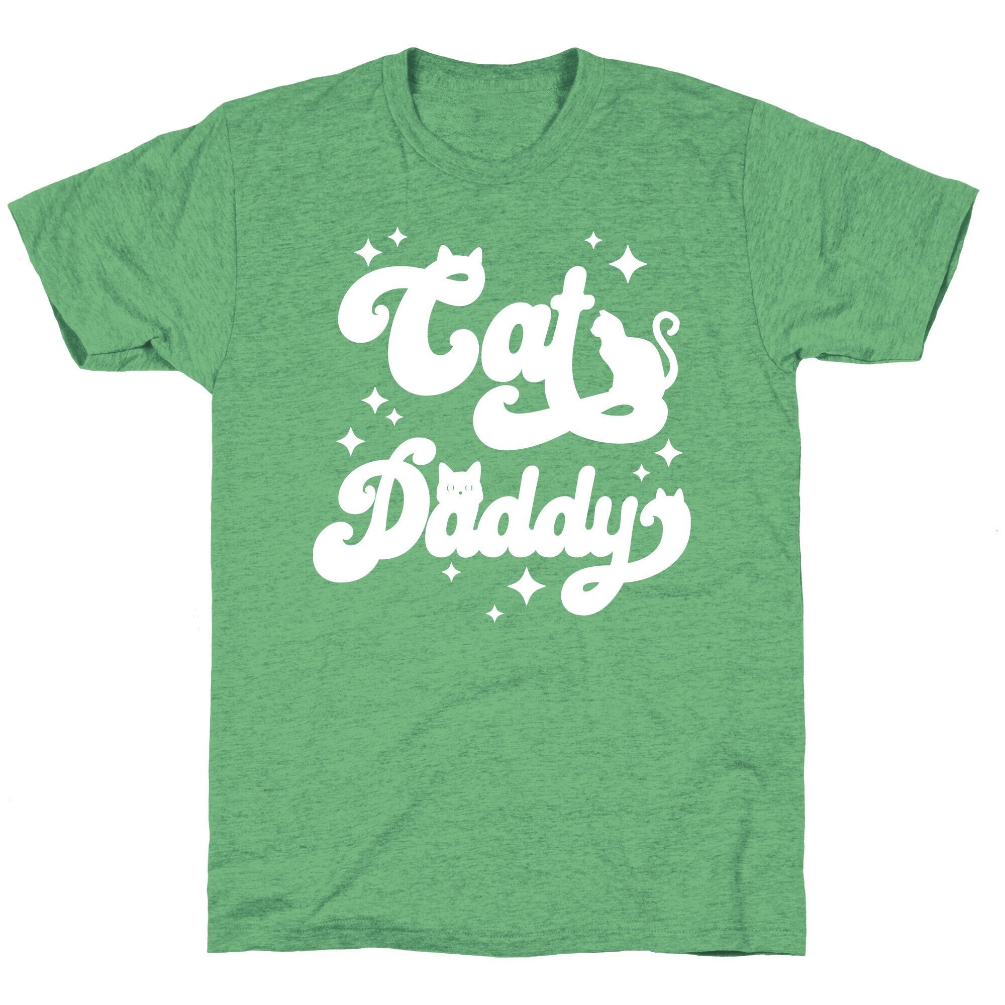 Cat Daddy Unisex Triblend Tee Hoodie, Sweatshirt | PureTeeCo.com (Image 2)