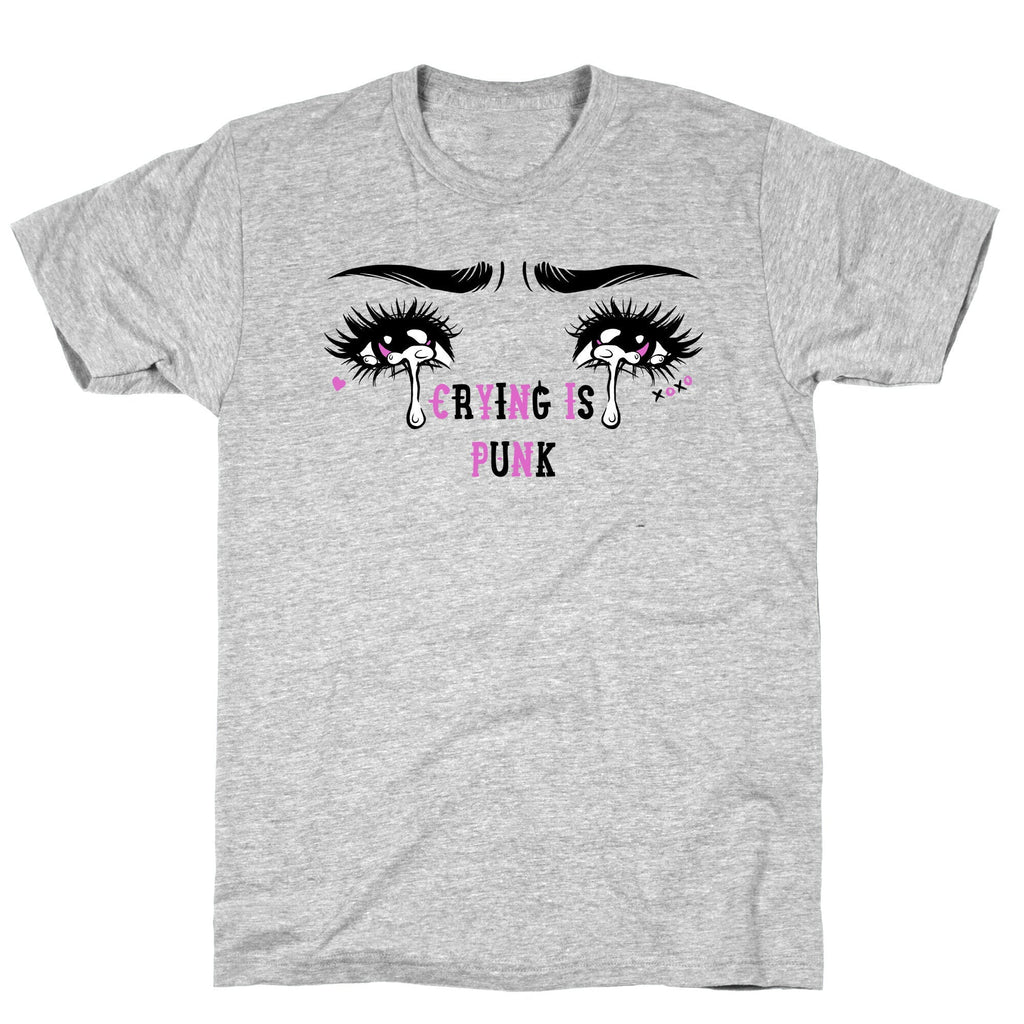 Crying Is Punk T-Shirt Hoodie, Sweatshirt | PureTeeCo.com (Image 3)