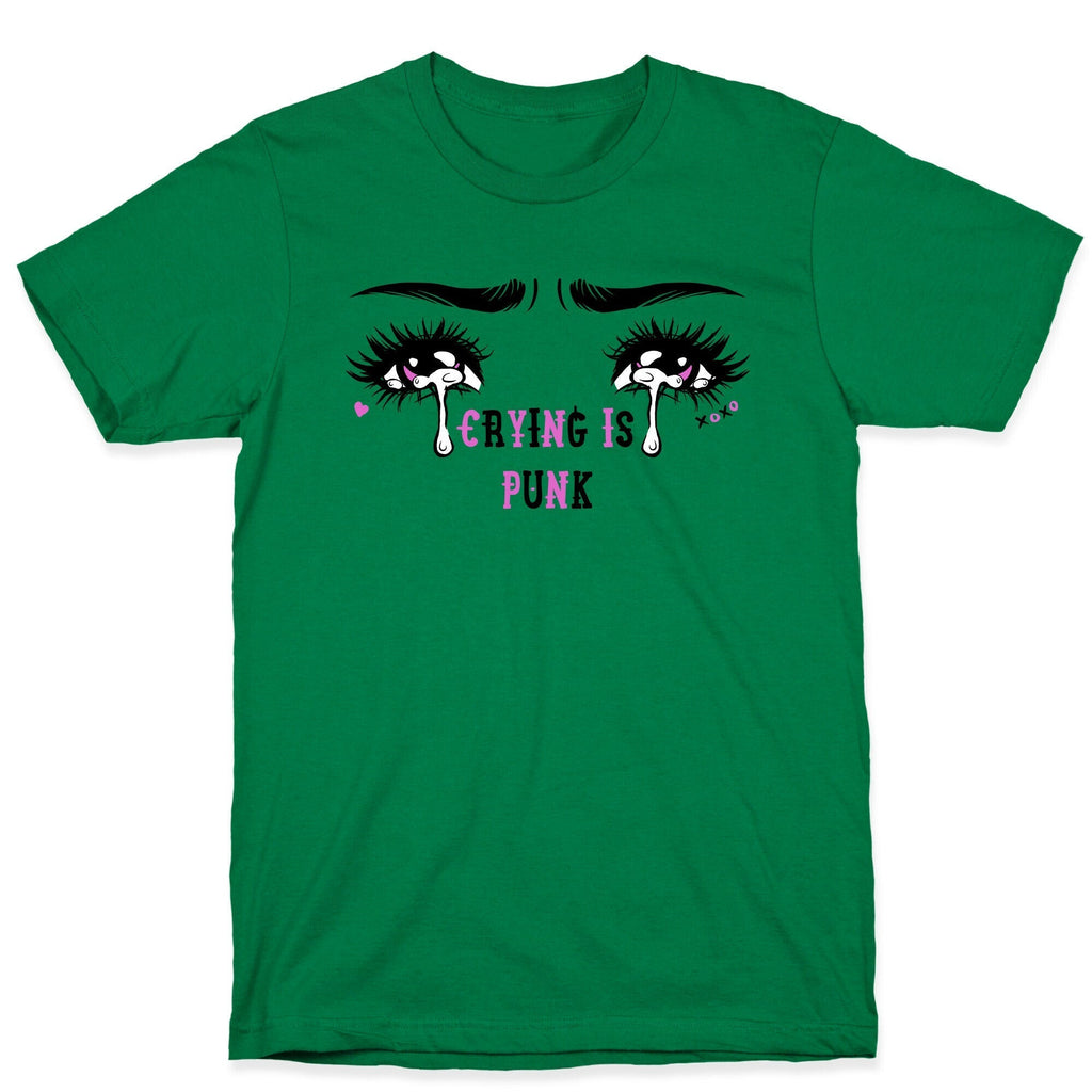 Crying Is Punk T-Shirt Hoodie, Sweatshirt | PureTeeCo.com (Image 4)