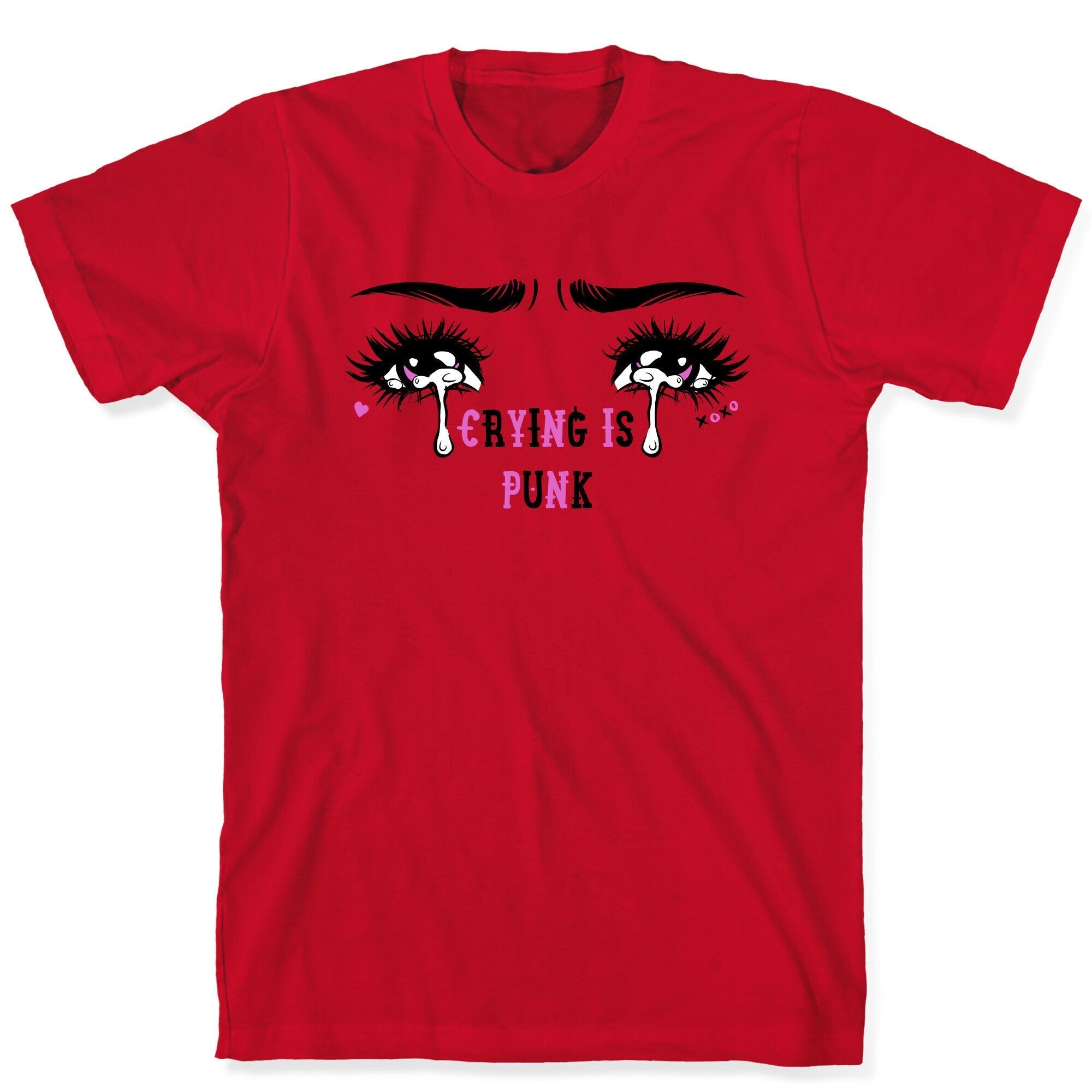 Crying Is Punk T-Shirt Hoodie, Sweatshirt | PureTeeCo.com (Image 5)