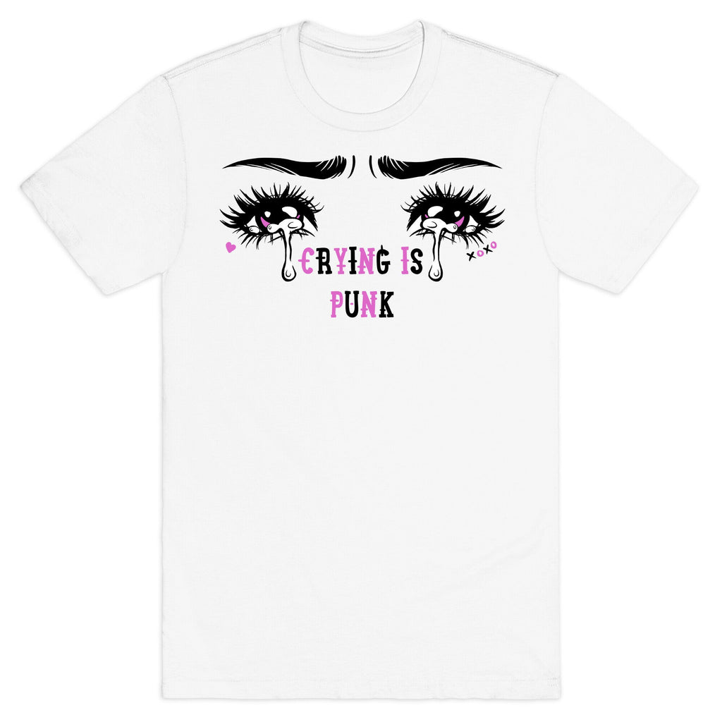 Crying Is Punk T-Shirt Hoodie, Sweatshirt | PureTeeCo.com (Image 2)