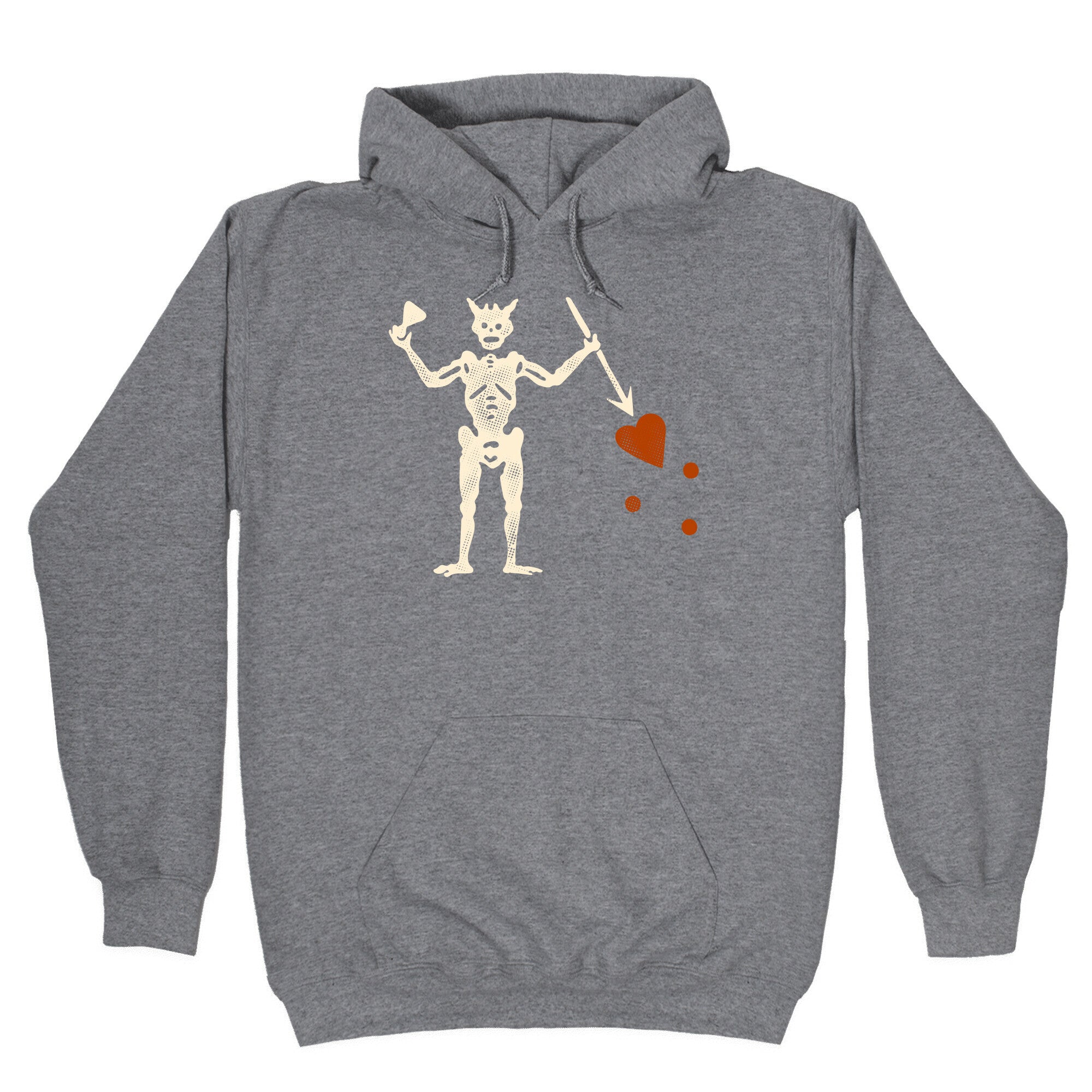 Blackbeard Flag Hoodie T-Shirts, Sweatshirt | PureTeeCo.com (Image 1)