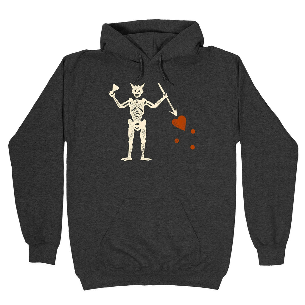 Blackbeard Flag Hoodie T-Shirts, Sweatshirt | PureTeeCo.com (Image 3)