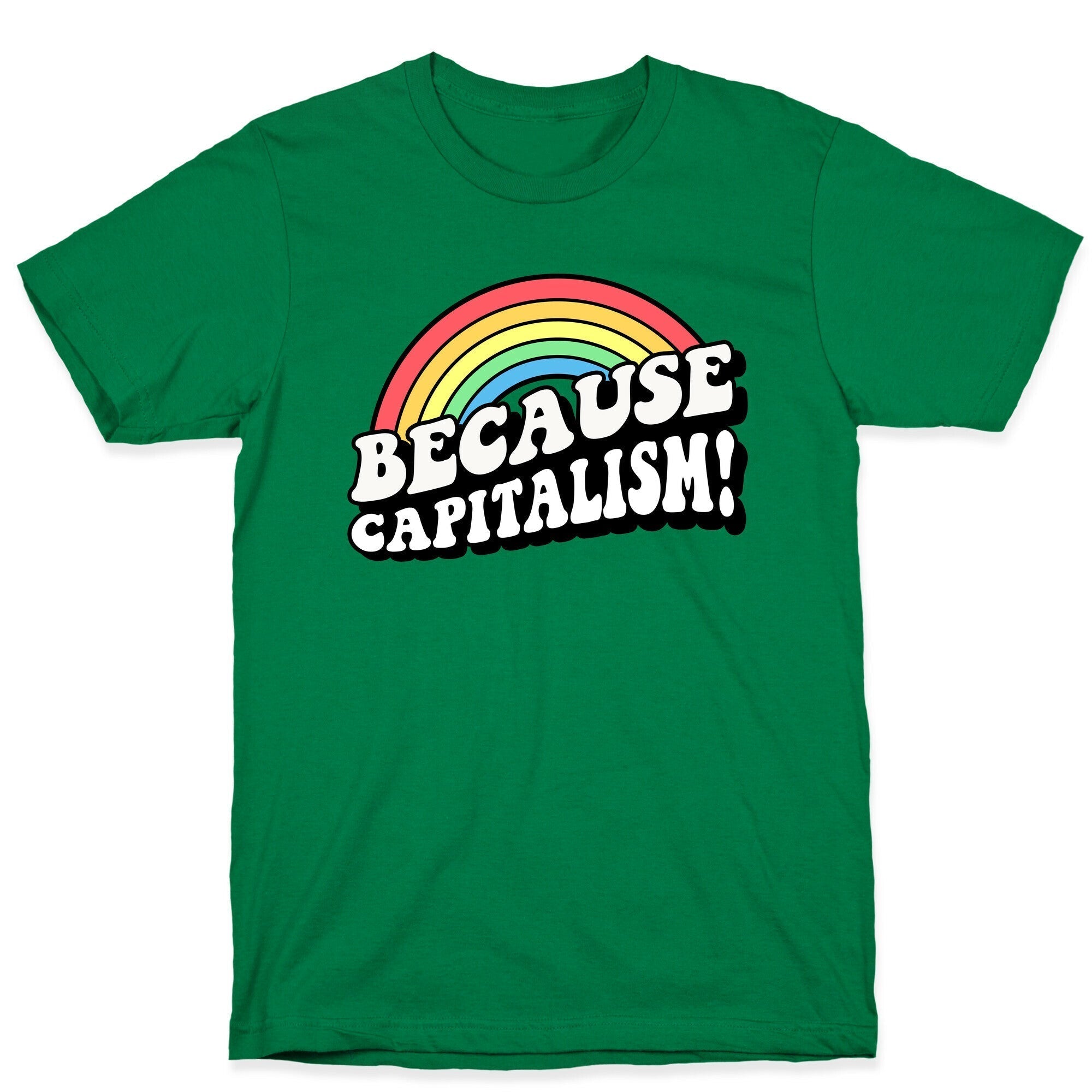 Because Capitalism T-Shirt Hoodie, Sweatshirt | PureTeeCo.com (Image 3)