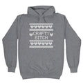 Crafty Bitch Knitting Pattern Hoodie T-Shirts, Sweatshirt | PureTeeCo.com (Image 1)