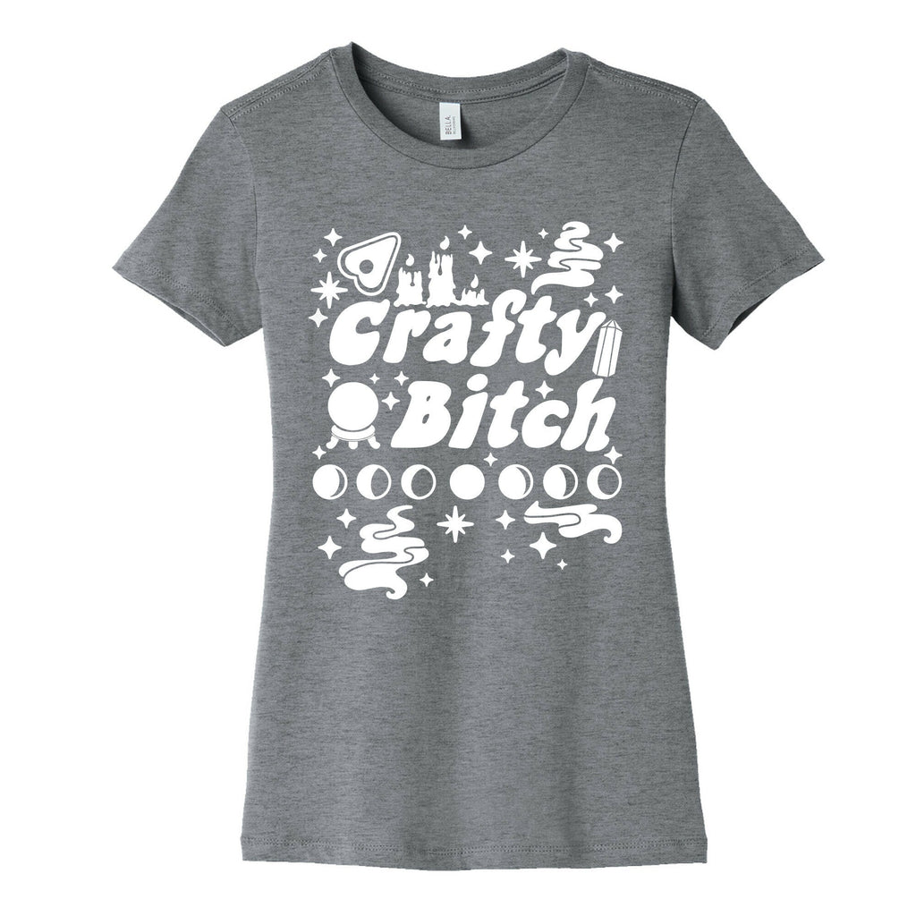 Crafty Bitch Women's Cotton Tee Hoodie, Sweatshirt | PureTeeCo.com (Image 1)