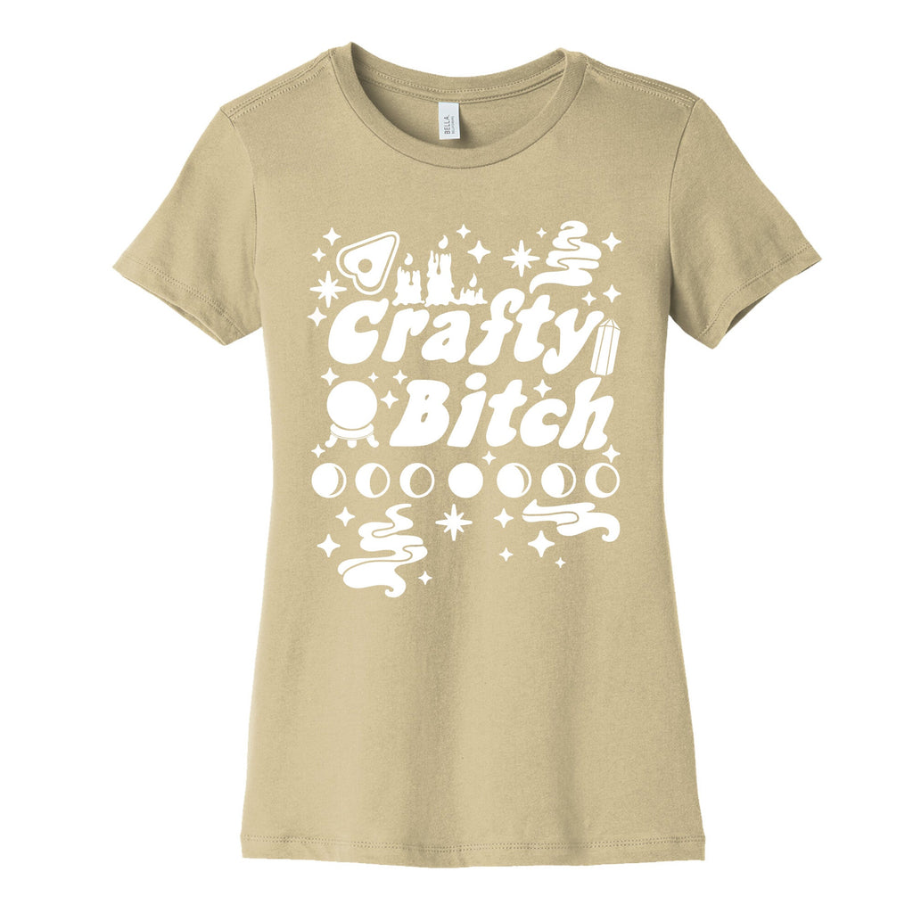 Crafty Bitch Women's Cotton Tee Hoodie, Sweatshirt | PureTeeCo.com (Image 4)