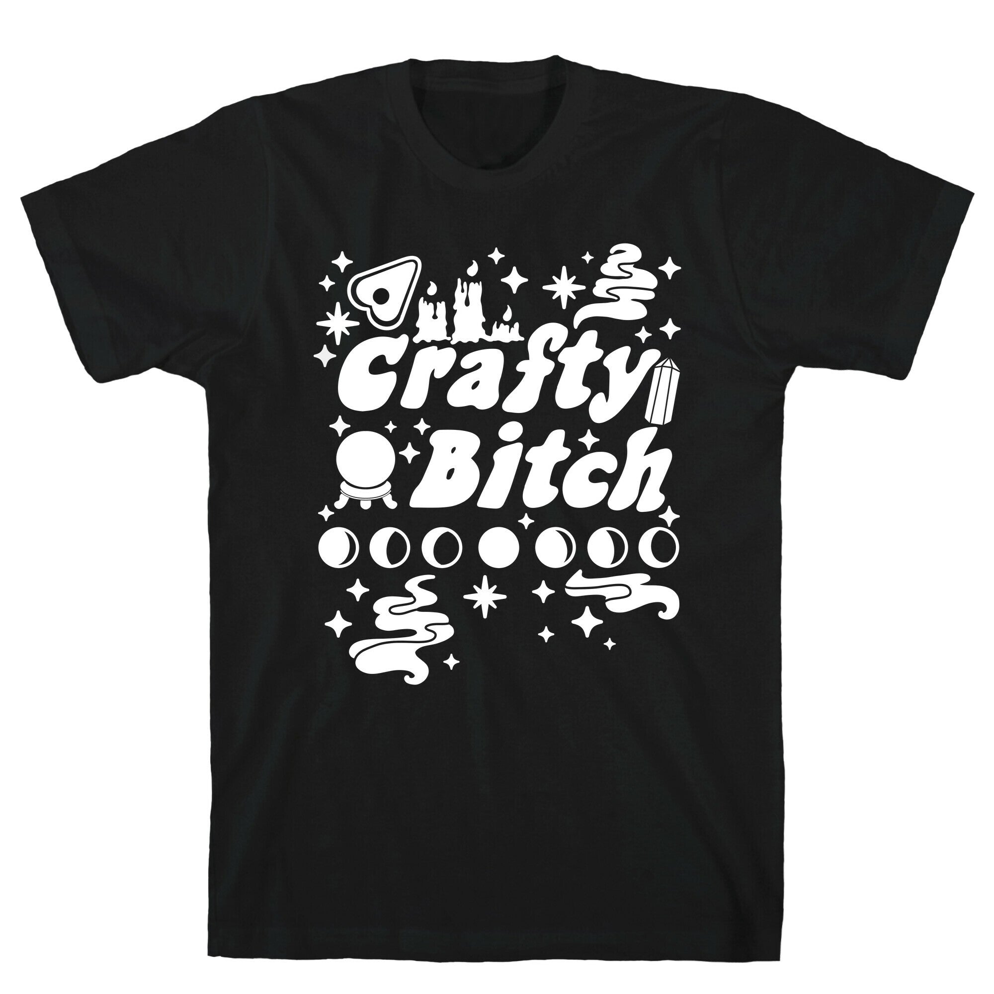Crafty Bitch T-Shirt Hoodie, Sweatshirt | PureTeeCo.com (Image 1)