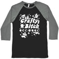 Crafty Bitch Baseball Tee Hoodie, Sweatshirt | PureTeeCo.com (Image 1)