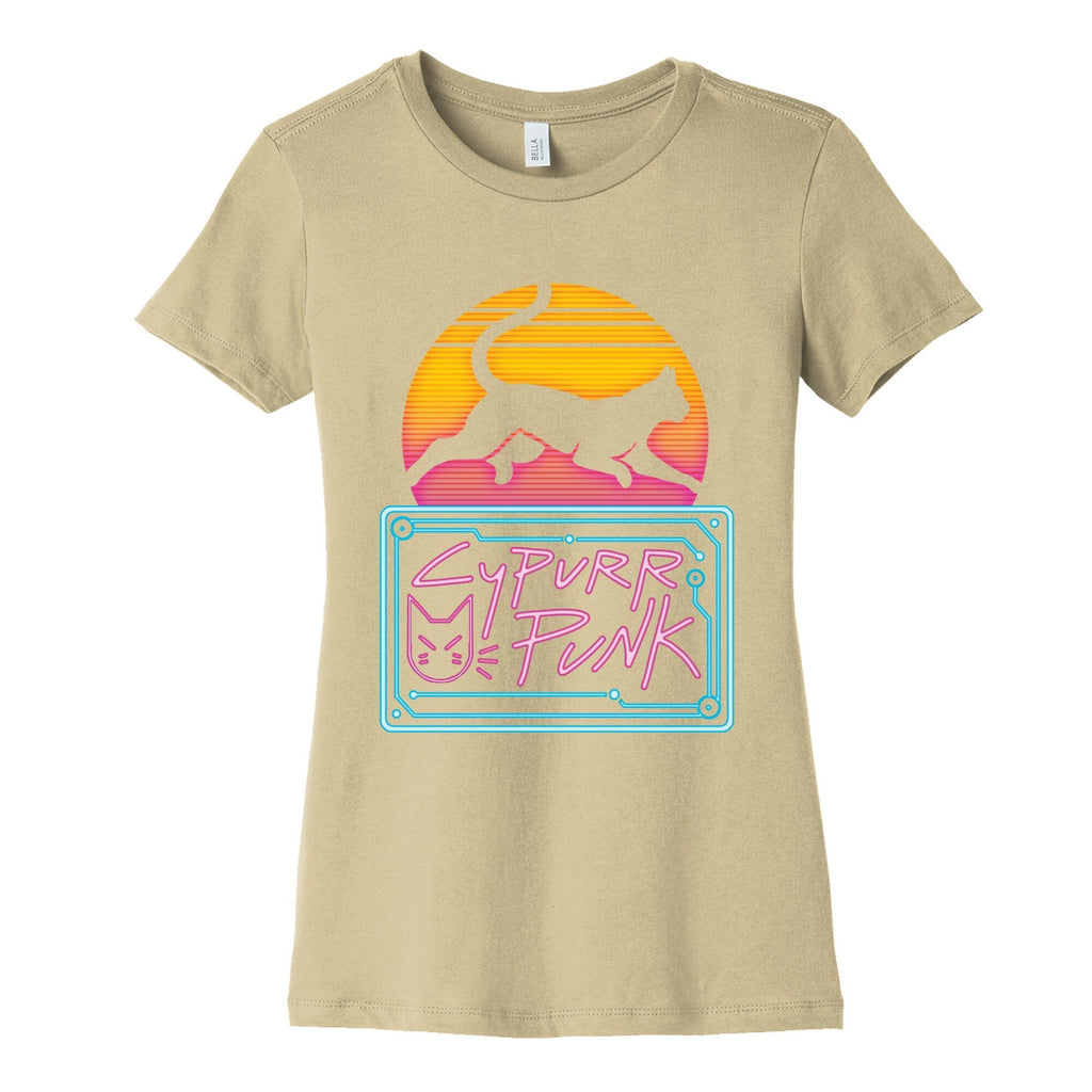 Cypurr Punk Women's Cotton Tee Hoodie, Sweatshirt | PureTeeCo.com (Image 4)