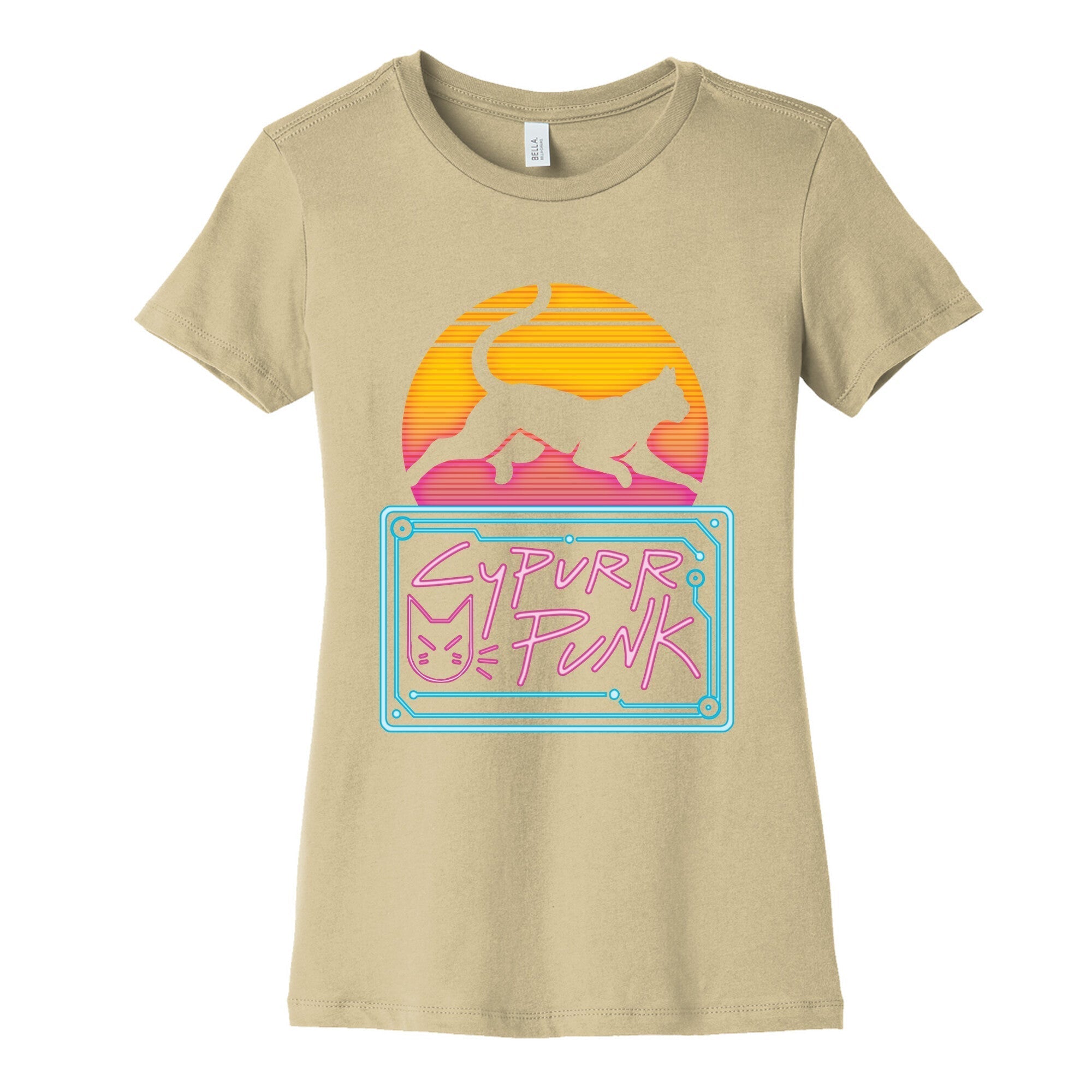 Cypurr Punk Women's Cotton Tee Hoodie, Sweatshirt | PureTeeCo.com (Image 4)